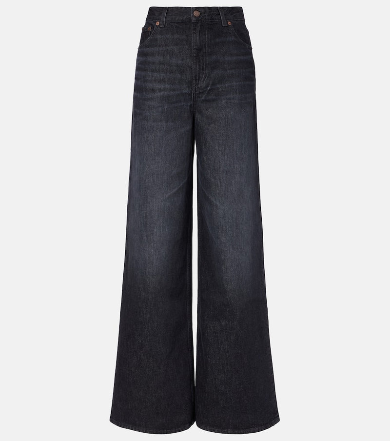 Chloe High-rise wide-leg jeans