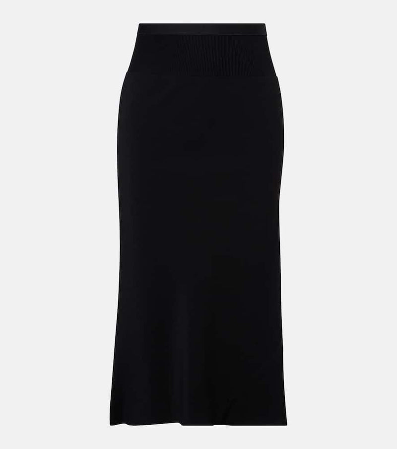 Rick Owens Charmeuse midi skirt