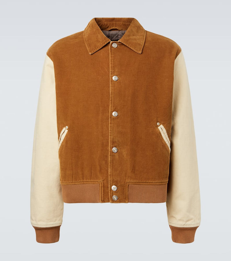 Wales Bonner Homecoming cotton corduroy varsity jacket
