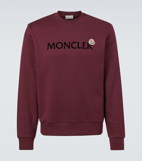 Moncler Logo cotton jersey sweatshirt