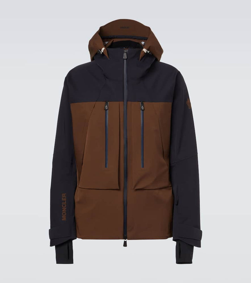 Moncler Grenoble Gunung hooded ski jacket