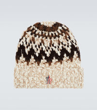Moncler Grenoble Jacquard wool-blend beanie