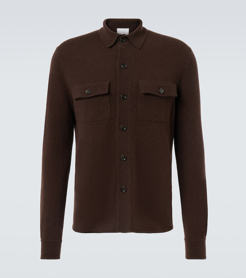 Allude Wool and cashmere overshirt