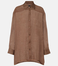 Leset Niko oversized ramie shirt