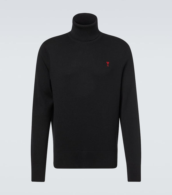 Ami Paris Ami de Cour wool turtleneck sweater