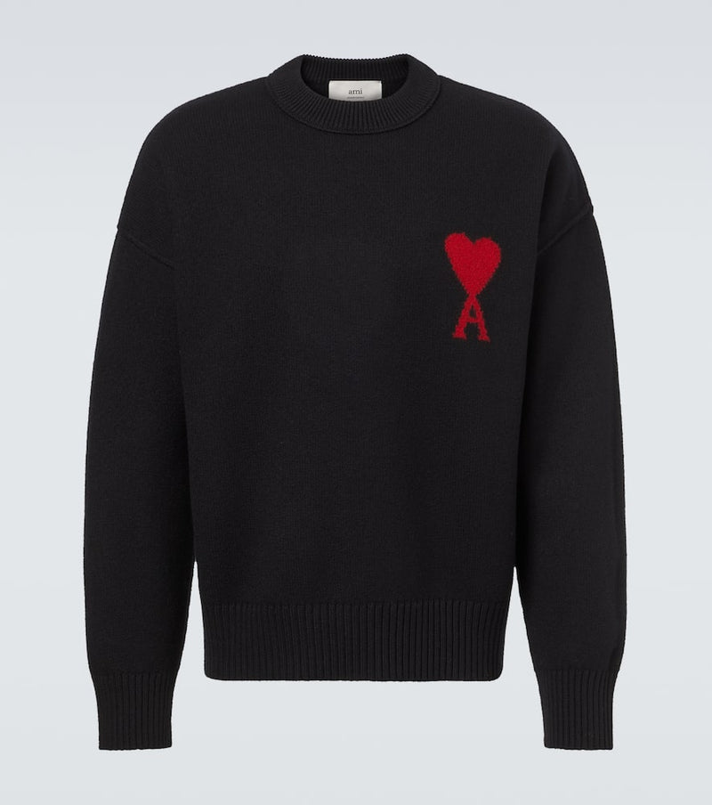 Ami Paris Ami De Cour virgin wool sweater