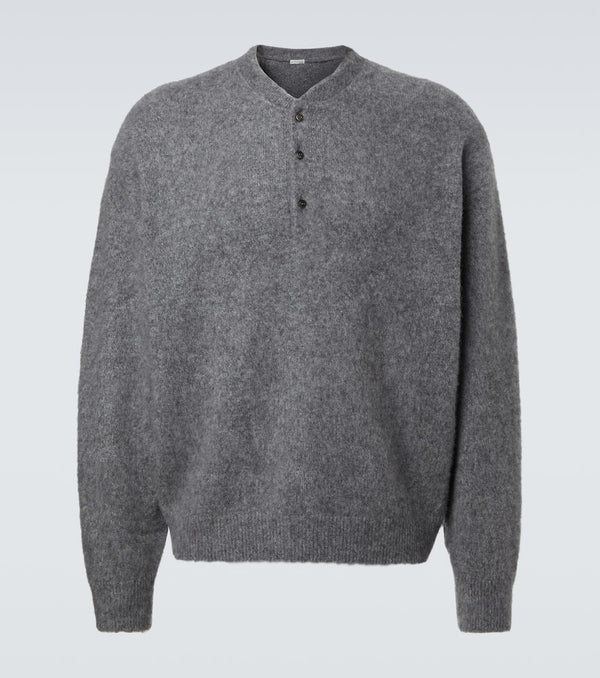 A. Presse Cashmere Henley sweater