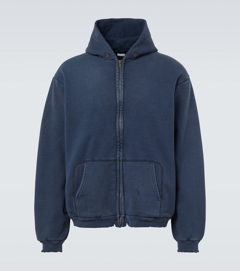 A. Presse Vintage cotton zip-up hoodie