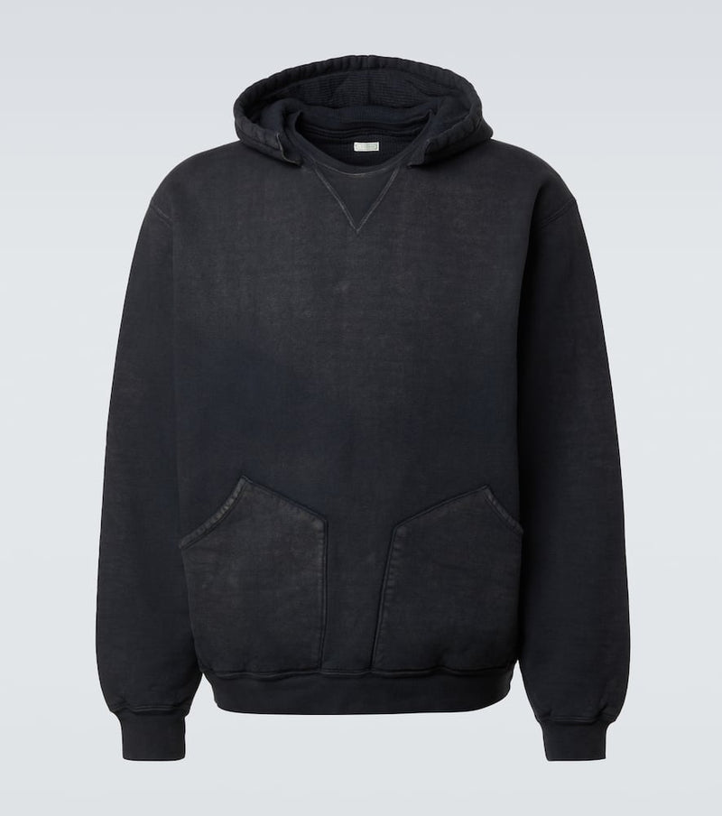 A. Presse Vintage cotton jersey hoodie