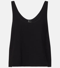 Leset Ari cropped crepe tank top