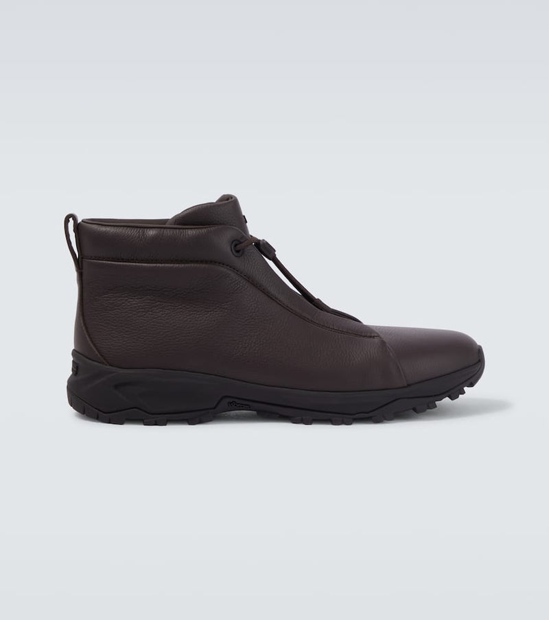 Zegna Triple Stitch Vetta leather sneakers