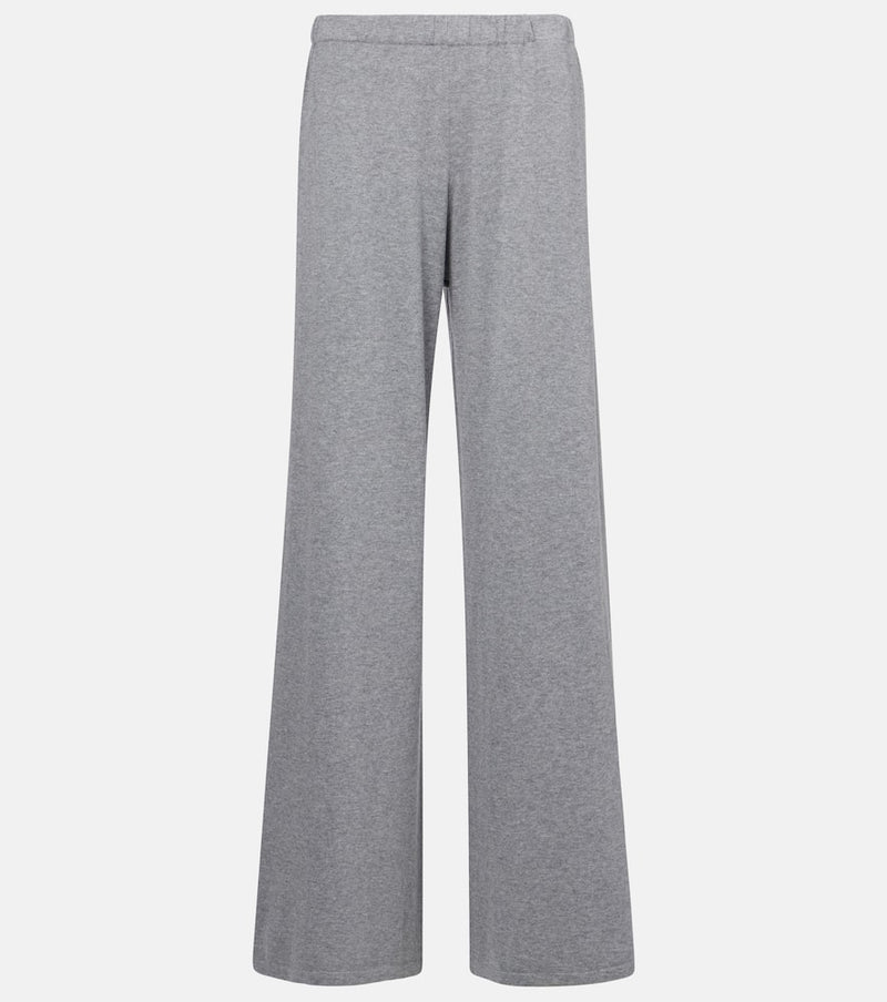 Lisa Yang Aina cotton and cashmere wide-leg pants