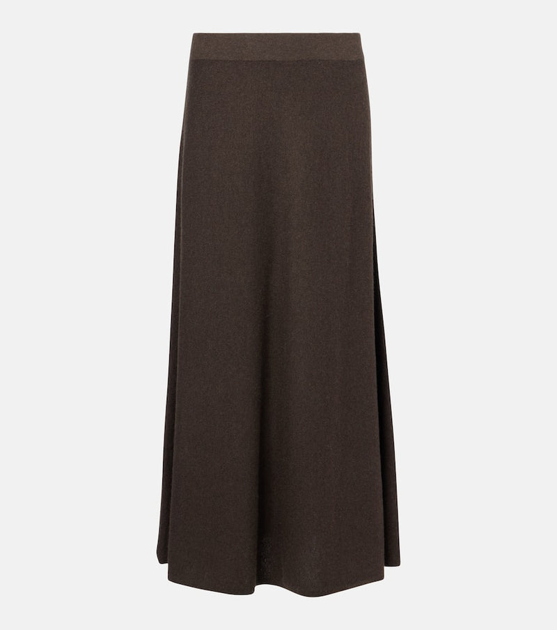 Lisa Yang Torie knitted cashmere maxi skirt