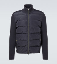 Herno Down-paneled wool jacket