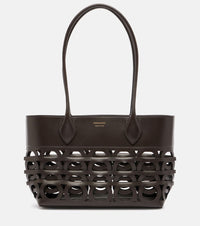 Ferragamo Cut-out leather tote bag