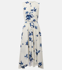 Altuzarra Penny floral silk wrap dress
