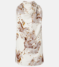 Altuzarra Sleary draped silk top