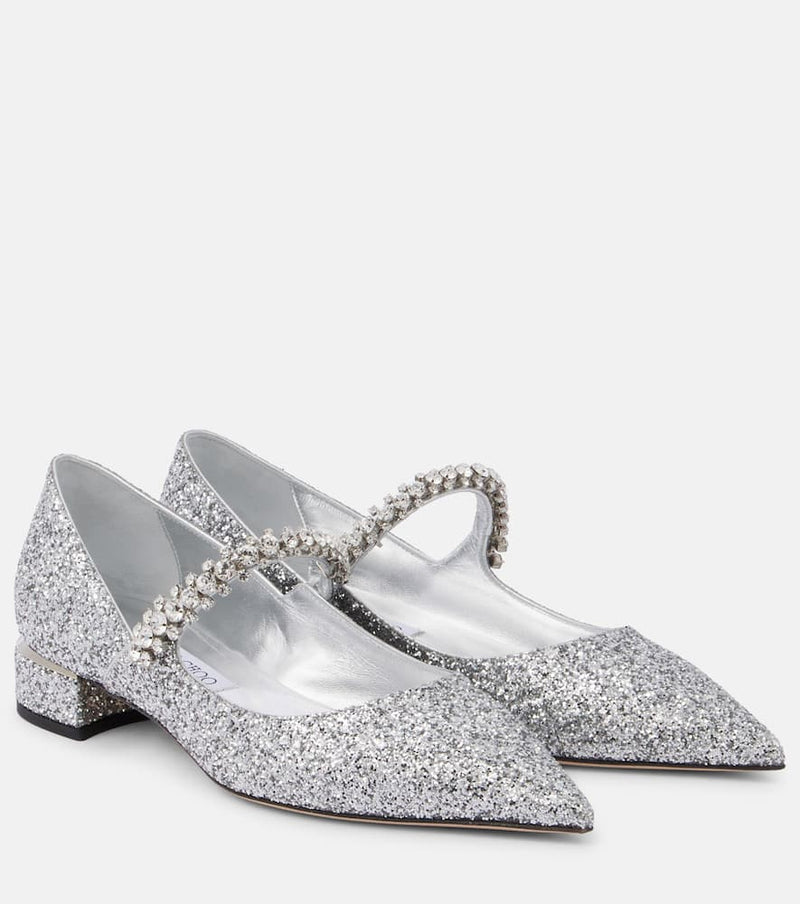 Jimmy Choo Bing 25 embellished Mary Jane pumps