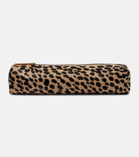 Khaite Kye leopard-print calf hair clutch