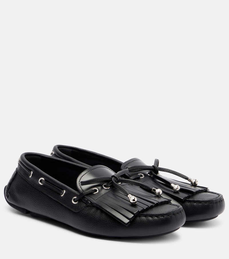 Jimmy Choo Manon leather moccasins