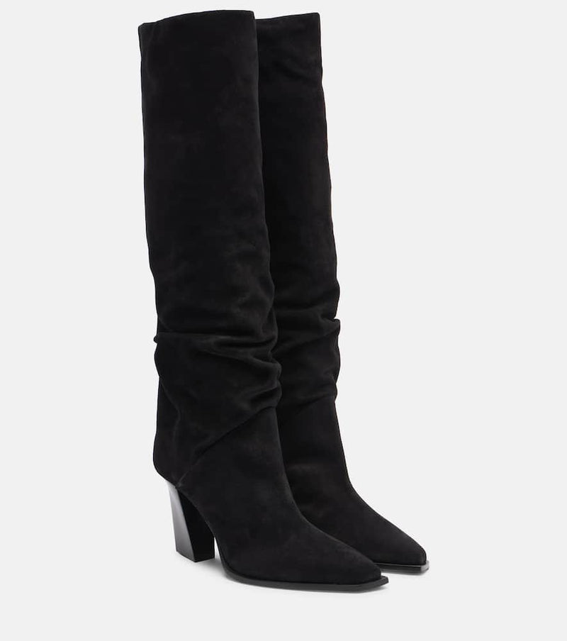 Jimmy Choo Hart 85 suede knee-high boots