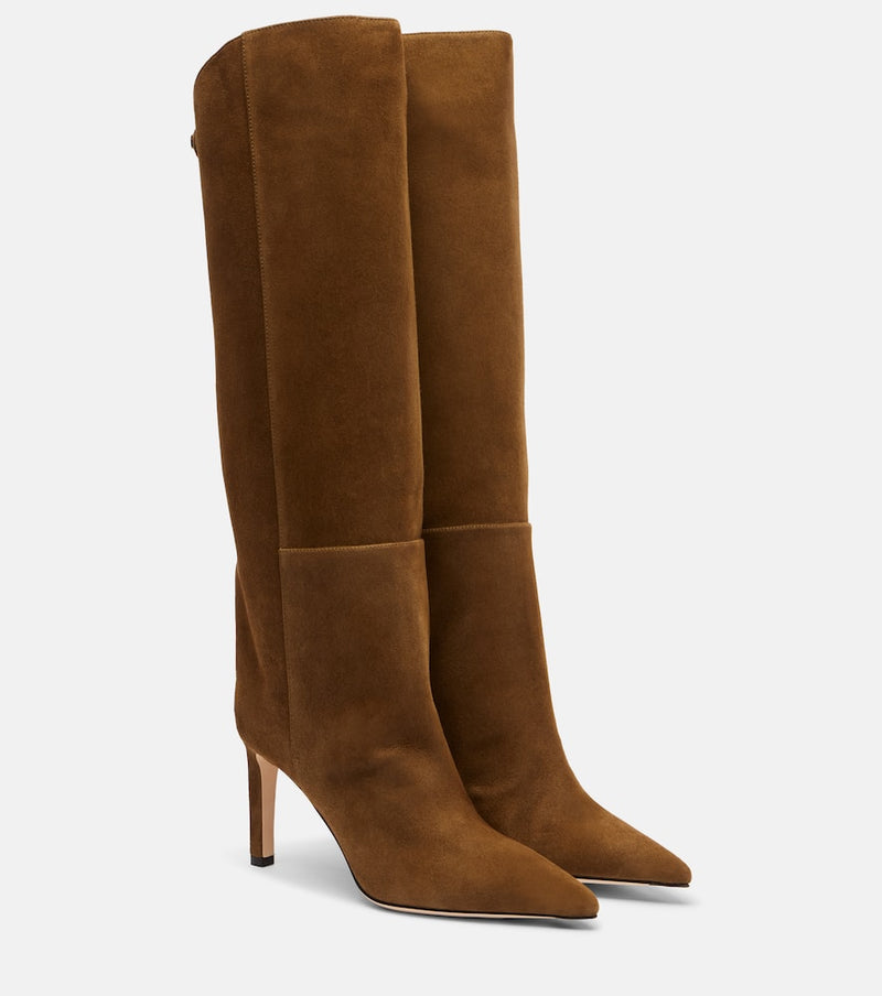 Jimmy Choo Alizze 85 suede knee-high boots