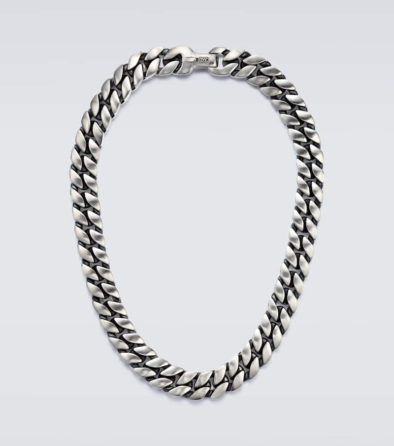 David Yurman Sterling silver chain necklace
