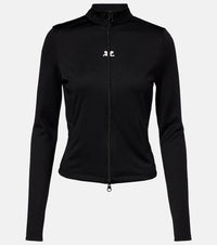 Courreges Interlock jersey track jacket