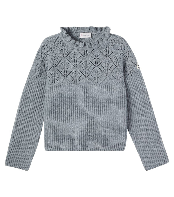 Moncler Enfant Ribbed-knit virgin wool sweater