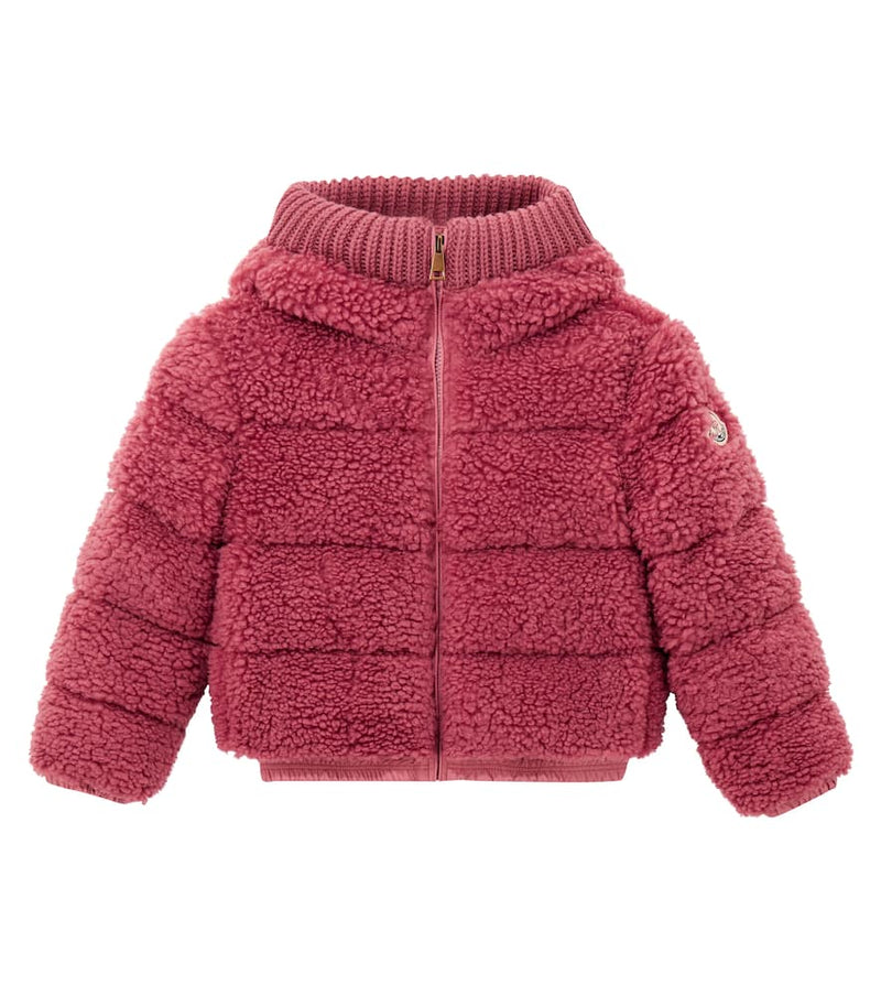 Moncler Enfant Adalberta teddy down jacket