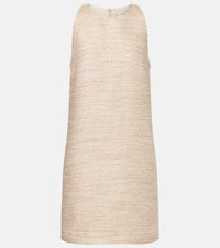 Dorothee Schumacher Shiny Coolness lame tweed shift dress