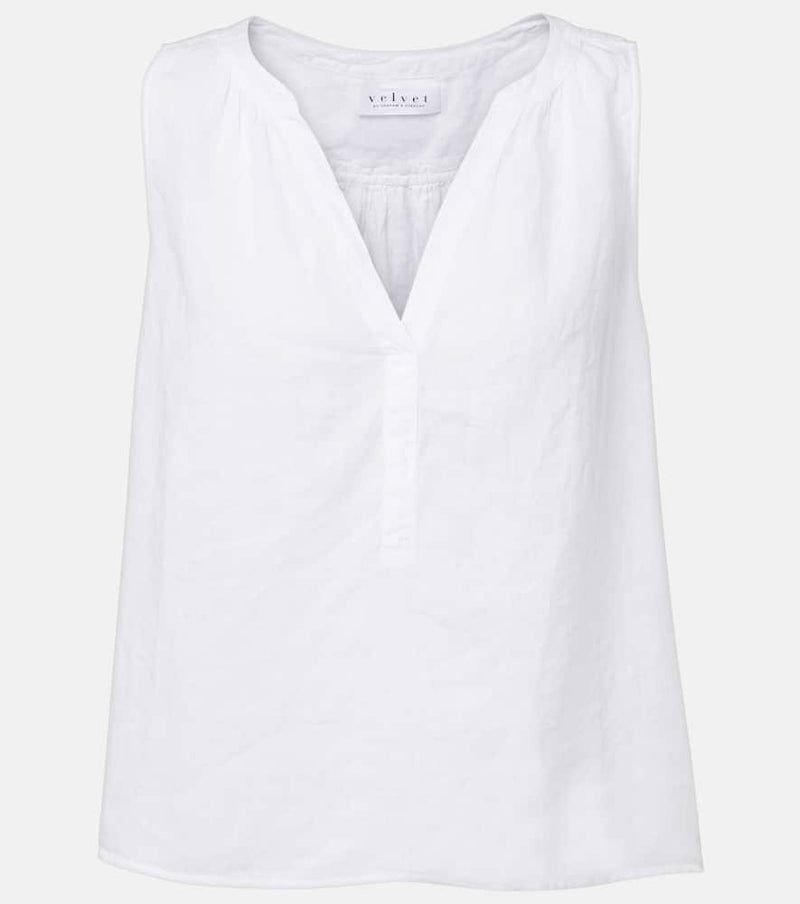 Velvet Tacy linen top