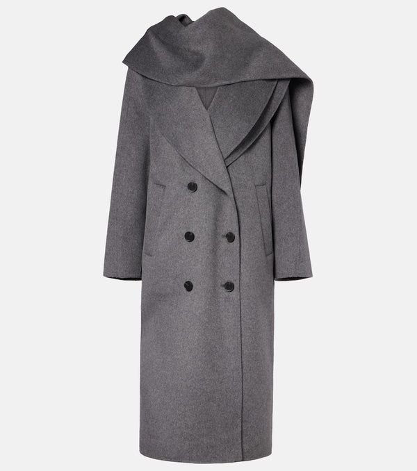 Rohe Scarf-detail wool and cashmere coat