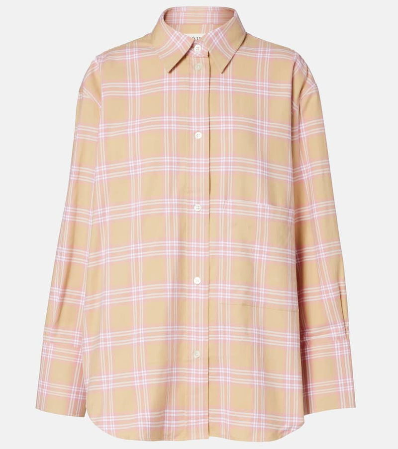 Rohe Checked cotton flannel overshirt