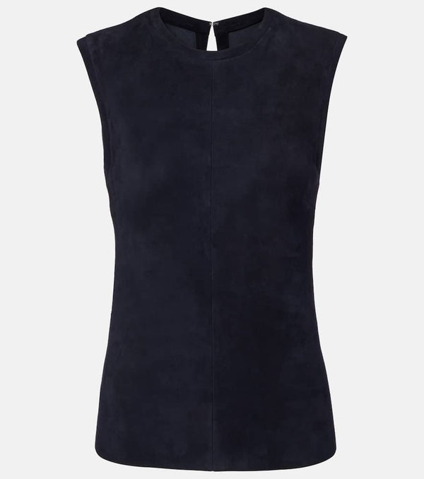 Stouls Miuccia suede top