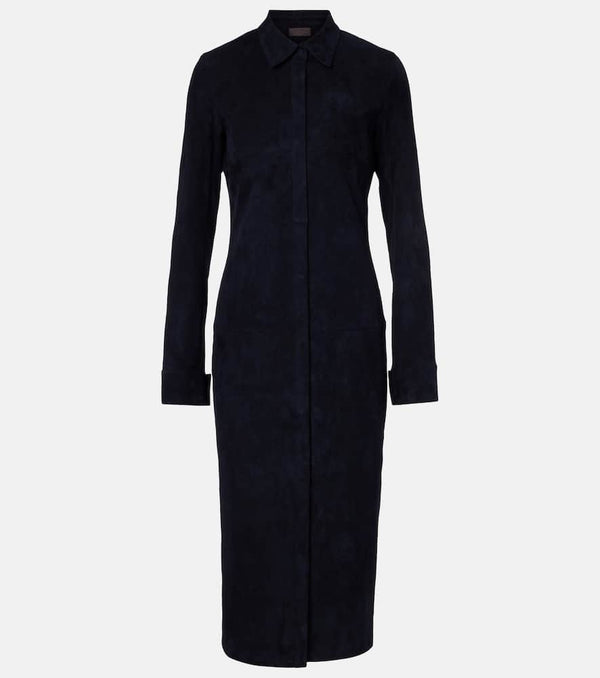 Stouls Becky suede shirtdress