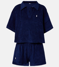 Polo Ralph Lauren Set of cotton polo shirt and Bermuda shorts