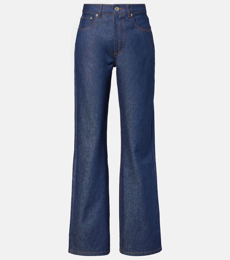 Ami Paris Mid-rise straight jeans