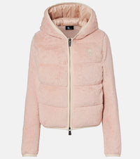 Moncler Grenoble Down-paneled zip-up hoodie