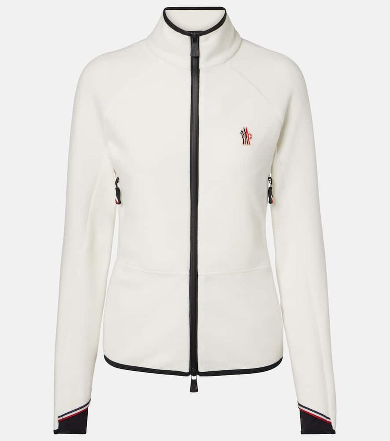 Moncler Grenoble Fleece zip-up cardigan