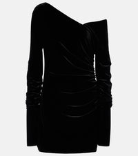 SIR Ettore ruched velvet minidress