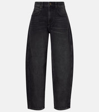 Isabel Marant Oriane mid-rise barrel-leg jeans