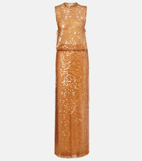 Christopher Esber Illuminate sequined tulle gown