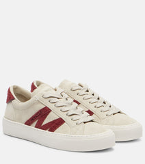 Moncler Monaco2 suede sneakers