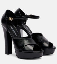 Dolce & Gabbana Leather platform sandals