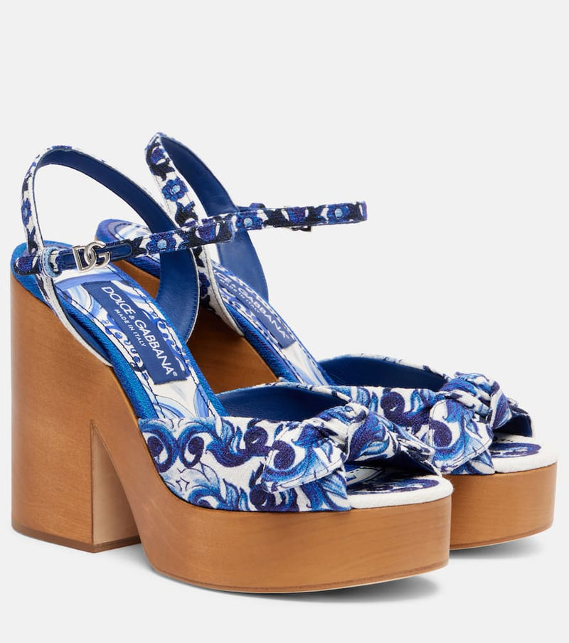 Dolce & Gabbana Majolica sandals