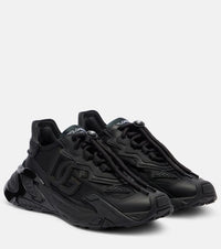 Dolce & Gabbana Fast leather-trimmed sneakers