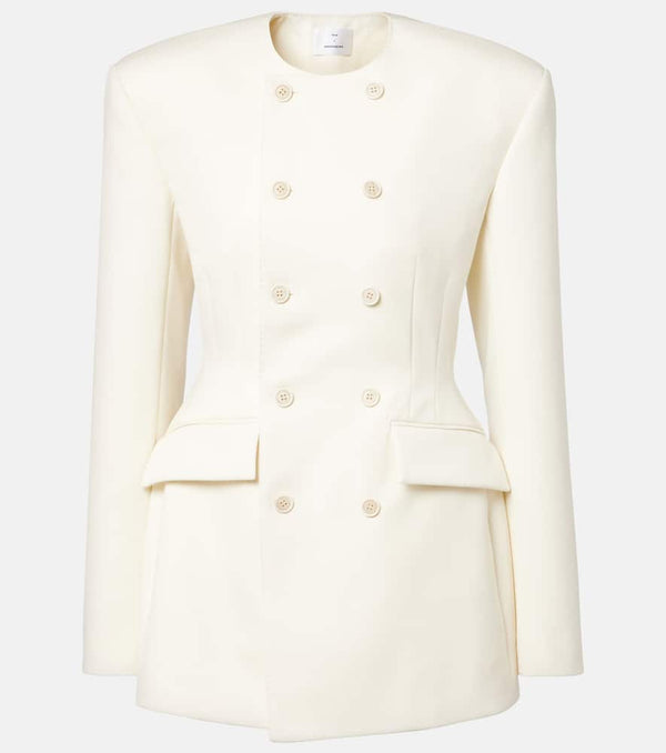 Wardrobe. NYC RHW double-breasted minidress