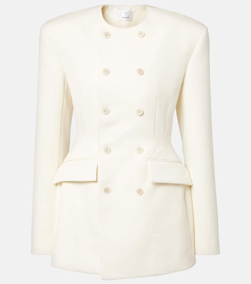 Wardrobe. NYC RHW double-breasted minidress