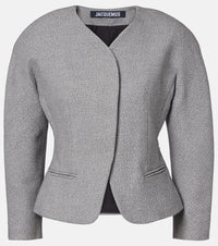 Jacquemus Ovalo cotton and wool jacket